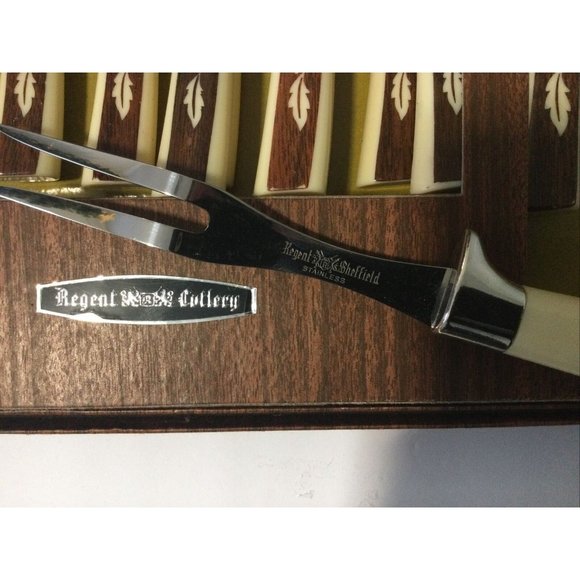 Royal Sheffield Vintage Stainless Knife Set 11 Piece - Picture 2 of 4